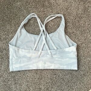 lululemon ribbed longline energy bra size 10
